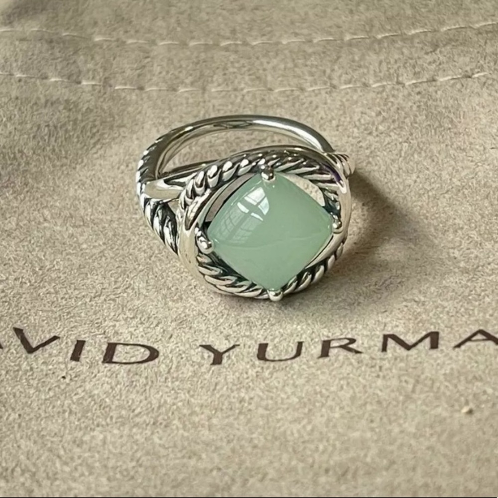 David Yurman 11mm Infinity Chalcedony Ring